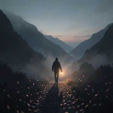 山水晚恩