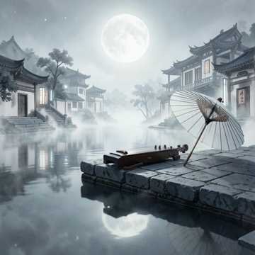 琵琶弦上月