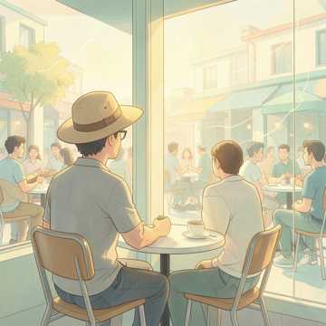 吃瓜看戏的边角位