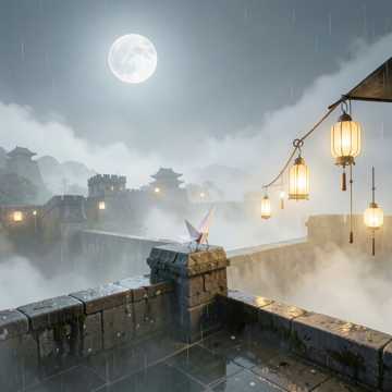 纸鹤飞过旧城墙-版本2