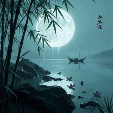 竹露叩阶