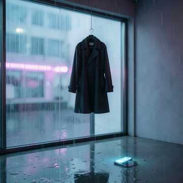 雨声困在衣柜里