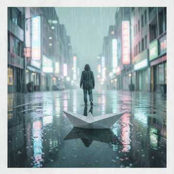 独自收听一场雨