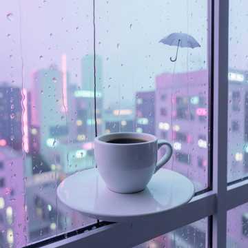半杯冷咖啡