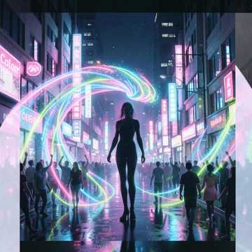 Neon Tidal Wave