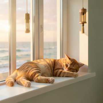 《橘猫的午睡时间》