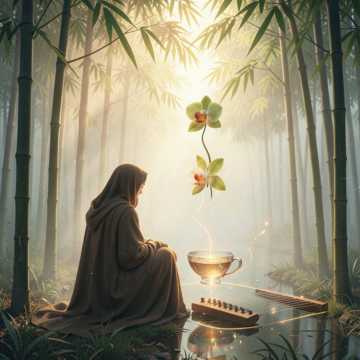 一人一花一世界