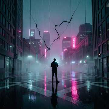 Rain-Kissed City