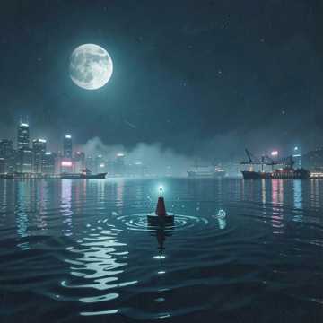 港风深夜的长风