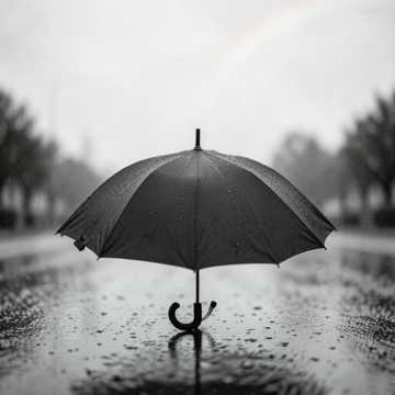 檐下等雨