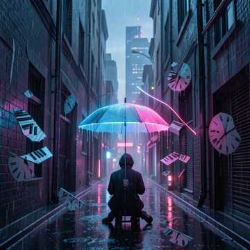 破碎节拍跳进冷雨