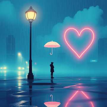 整座城市淋着雨