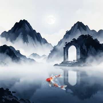 水墨落款-版本2