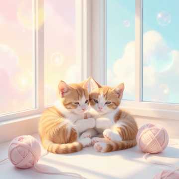 两只小猫咪