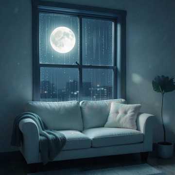 玻璃夜雨