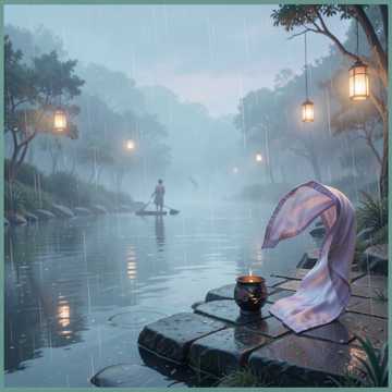 绫罗遮住夕阳