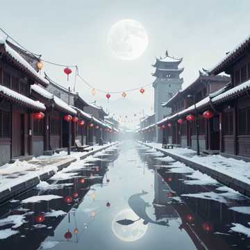长安雪落时