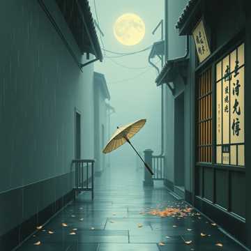 半幅烟雨