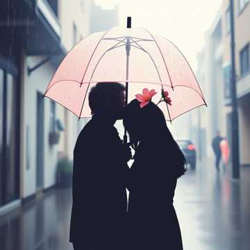 悄悄话伞下