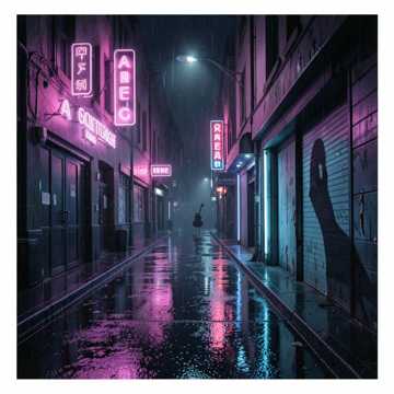 霓虹步行者