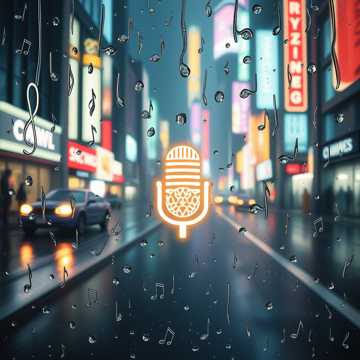 玻璃雨穿行