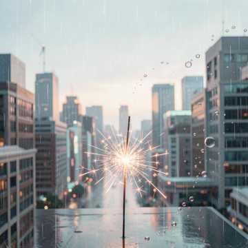 藏了一春的花火