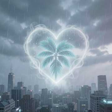 粘在掌心的雨