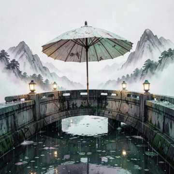 一把纸伞撑过梅时雨