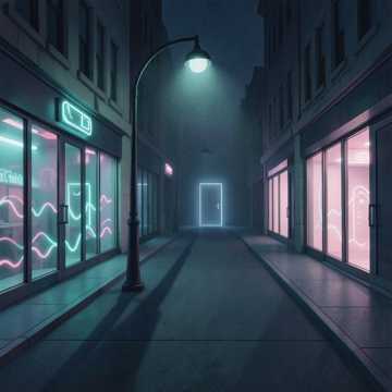 霓虹碎影