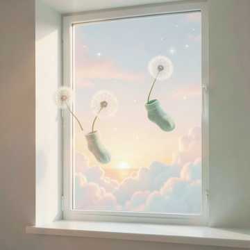 蒲公英袜子