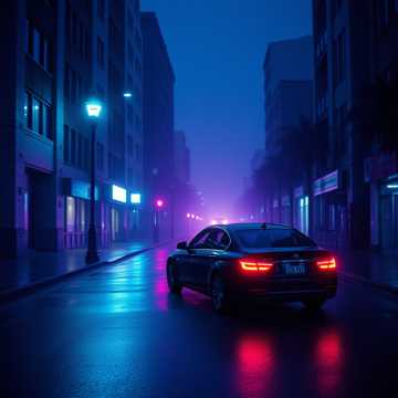 街灯低语唱晚风