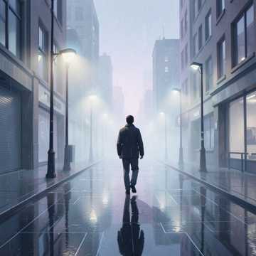 凌晨的路