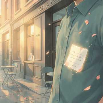 衬衫口袋的字条