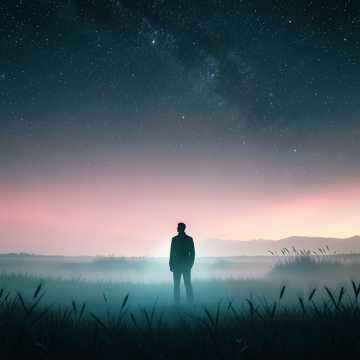 零点夜空