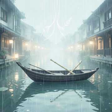 烟雨行舟