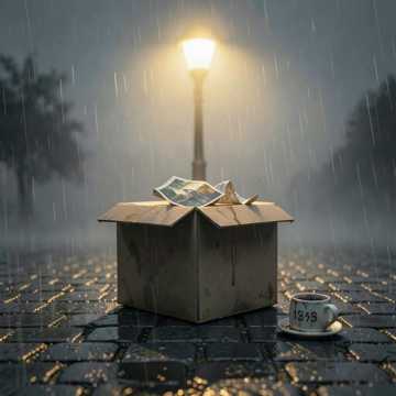 雨粉渗入旧舖