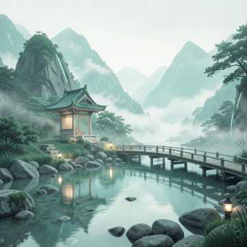 山水静禅