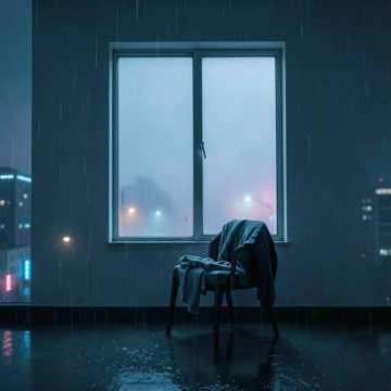 雨雾街灯