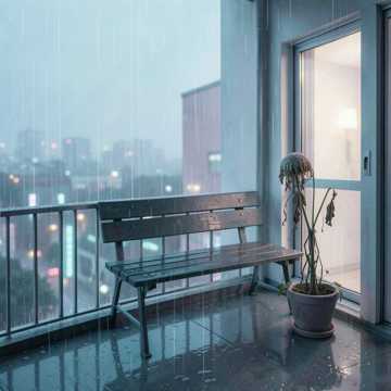 雨落双人椅