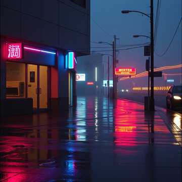 空荡的霓虹曲
