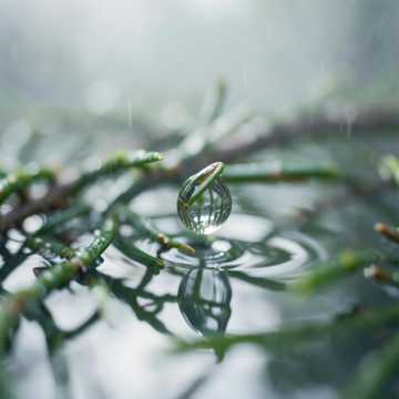 雨后松风