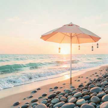 橘落听浪潮