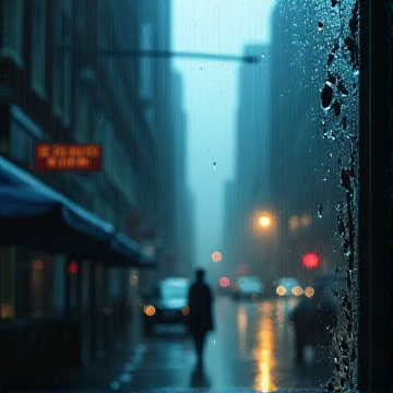 霓虹雨巷