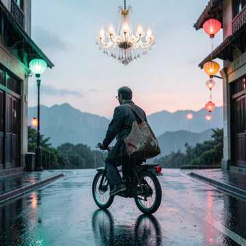 褪色Goyard浸雨