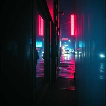 霓虹散场
