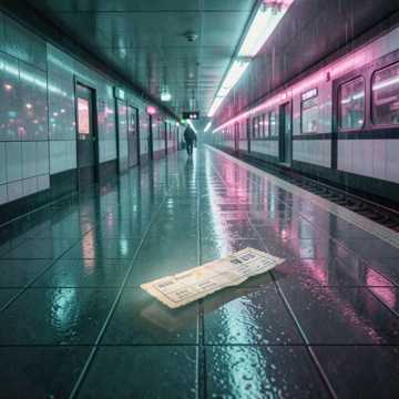 褪色车票
