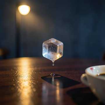 指尖悬着的糖块