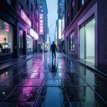 霓虹拖影