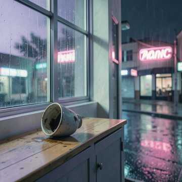 隔夜咖啡杯