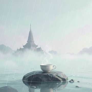 净雨洗尘心